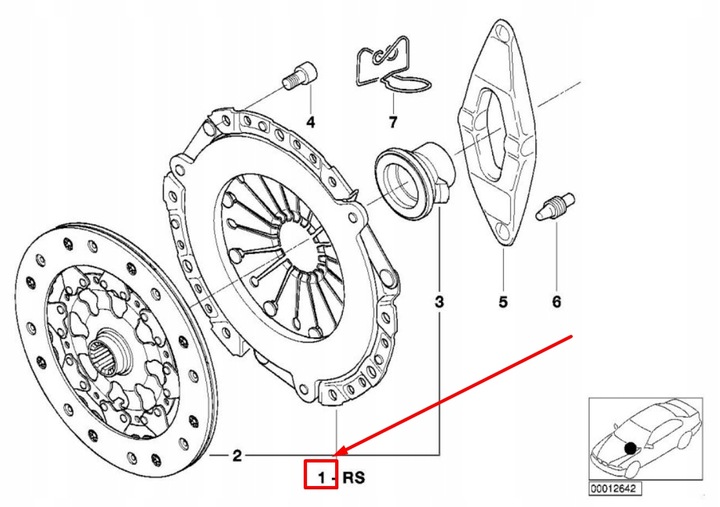 фото №8, Bmw x5 e53 clutch kit 7528208 21217528208