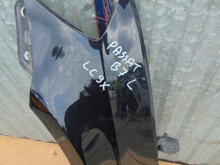 фото №15, Крило лівий перед vw passat b7 3aa821105 lc9x чорний