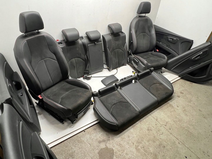 фото №16, 2016 seat leon 5f сидіння / диван / обшивки / комплект