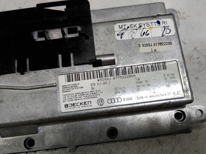 фото №8, Audi экран дисплей 8t0919603c европа
