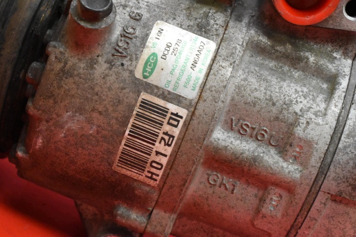 фото №9, Компрессор насос кондиционера f500-an6aa07 hyundai i30 1 i fd 1.6 16v 126 km