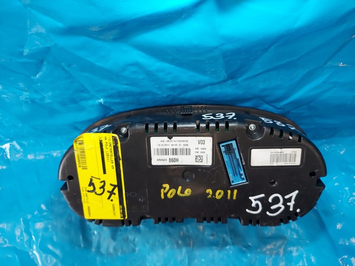 фото №8, Спідометр  манометр polo 6r 2011 r 1.2 b 6r0920860h