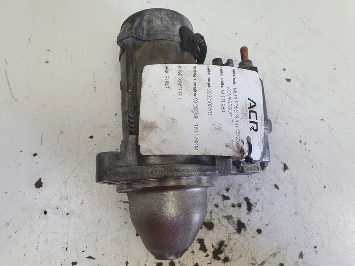 фото №7, Стартер mercedes slk 2.3 k стартер a0051513601