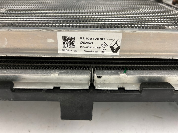 фото №10, Renault zoe комплект радіатор радіаторів води кондиціонера оригінал n 12-