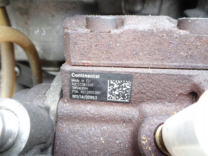 фото №11, Двигатель + насос citroen c4 picasso ii peugeot 1.6 e-hdi 9h05