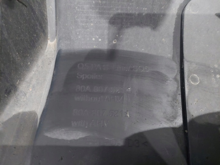 фото №10, Audi q5 sq5 80a бампер зад 80a807521 l оригинал