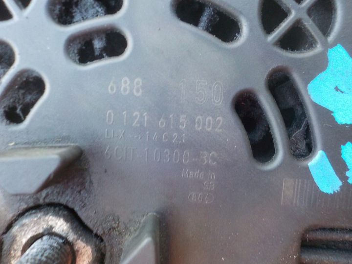 фото №15, Ford transit mk7 08r p8fa генератор 6c1t-10300-bc