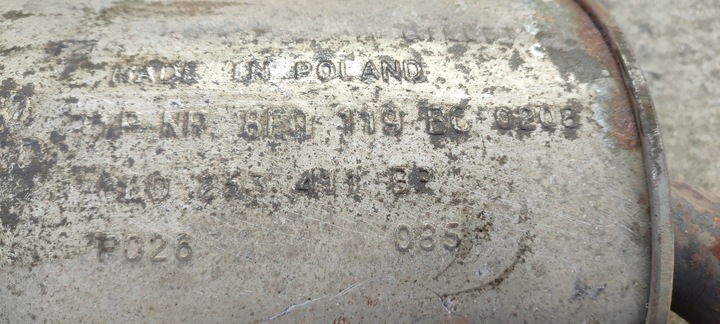 фото №9, Глушник вихлоп кінцевий audi a4 b7 8e0253411bp