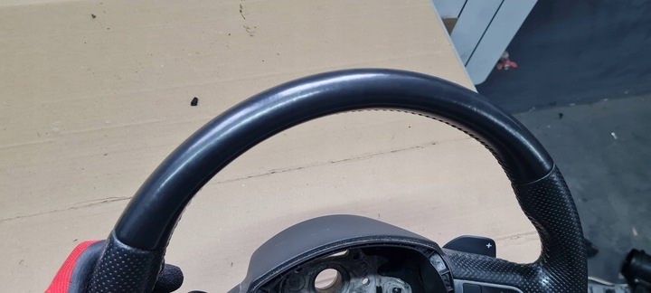 фото №12, A6 c6 рестайлінг кермо шкіра шкіряний sline 3спицева пелюстки 4f0419091dp a4