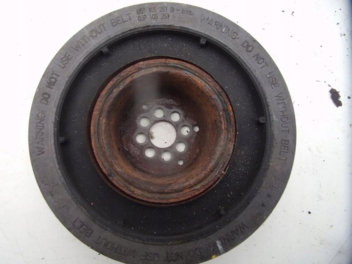 фото №1, Volkswagen оригінальний номер 057 105 251d колесо пасове, wał колінчастий