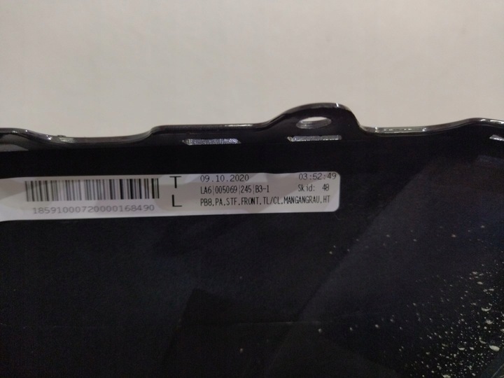 фото №12, 3g0807221e бампер перед версія pod 4pdc колір lb7r vw passat b8 рестайлінг 2020+