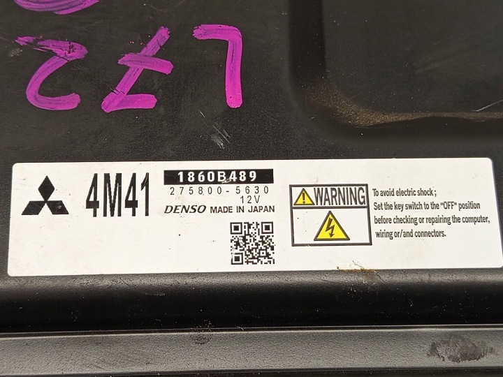фото №14, Блок керування  комп'ютер ecu двигуна mitsubishi pajero iv 3.2 did 1860b489