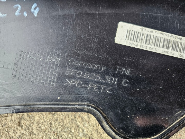 фото №15, Audi a5 8f cabrio 16r защита крышка крыша 8f0825279c 8f0825301c