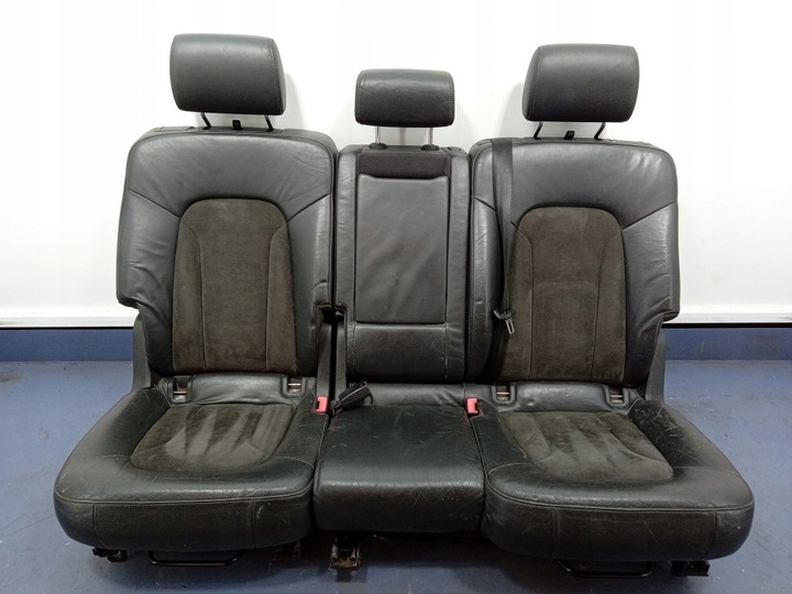 фото №11, Audi q7 i 4l сидіння диван комплект 3 rzędy 7 осіб s-line напівшкіра