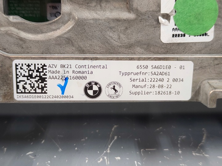 фото №10, Bmw g20 g21 i4 g26 g28 2 g42 m3 g80 m4 g81 спідометр  монітор lci навігація 5a6d1e0