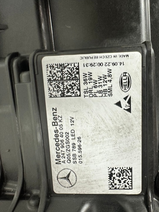 фото №11, Mercedes gla w247 фара права led high performance usa a2479064005