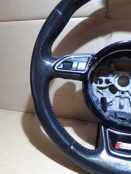 фото №9, Audi a6 c7 руль s-line кожа мультифункция лепестки 8x0419091m