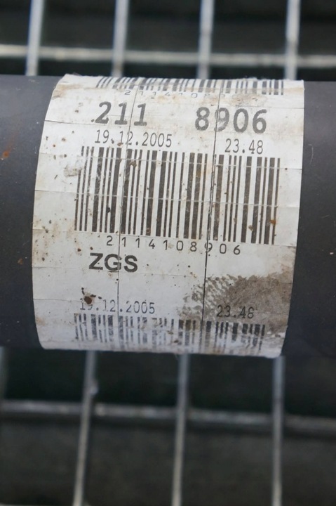 фото №5, Wał приводной комплект mercedes cls w219 3.0 cdi