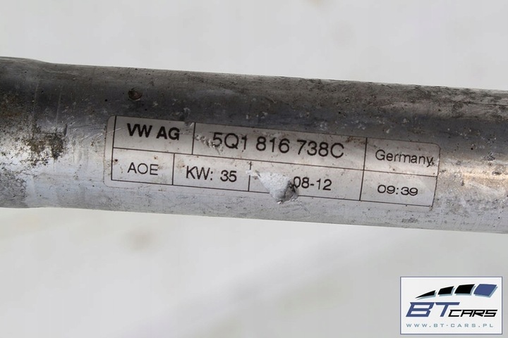 фото №8, Audi a3 vw трубки дроти трубка кондиціонера клімат 8v 5q0816721c 5q1816738c