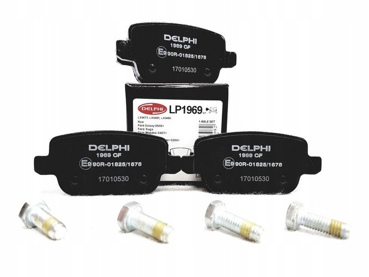 фото №11, Delphi тормозные колодки тормозные зад lp1969 lp1969