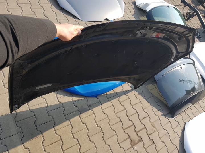фото №7, Audi a3 8p 05-07r капот большой решётка радиатора ly9b