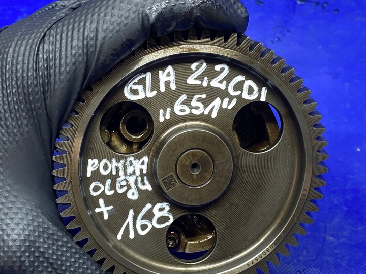 фото №9, Насос масла mercedes gla cla w176 w246 2.2 cdi a6511810312