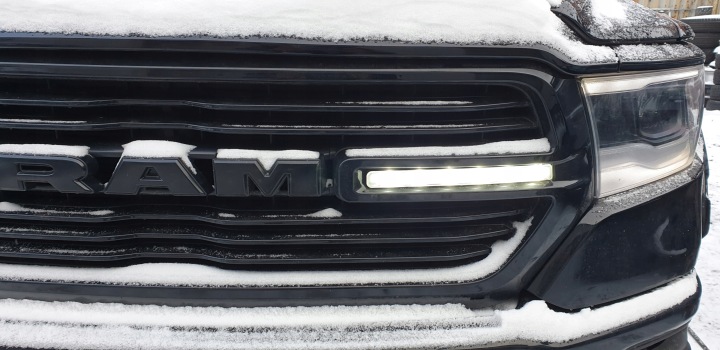 фото №13, Dodge ram 1500 5 v led подсветка решётка решётка перед 19-24r