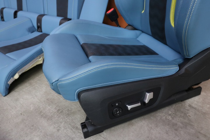 фото №12, Bmw m4 g82 салон сиденья диван обшивки память нагрев кожа yasmarinablau