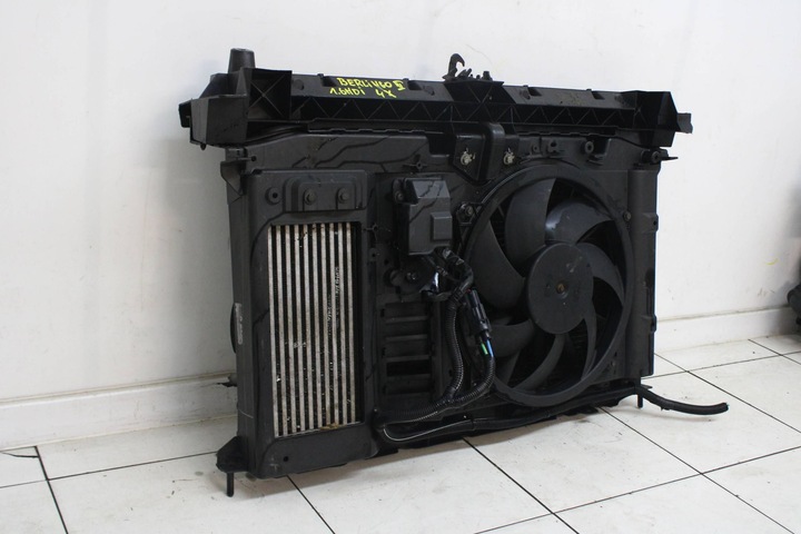 фото №4, Citroen berlingo iii partner 08r- 1.6 hdi pas переднє радіатор вентилятор