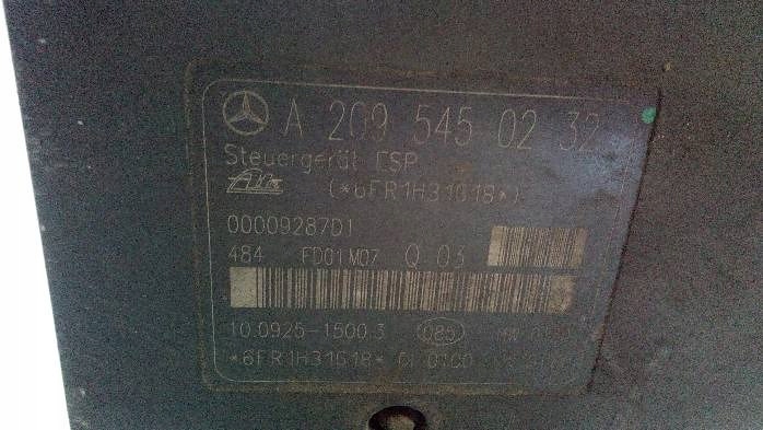 фото №7, Блок керування abs mercedes w203 2,0 b a0034319412