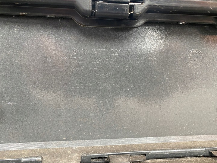 фото №7, Бампер переднє skoda fabia iii рестайлінг 6v0807221f