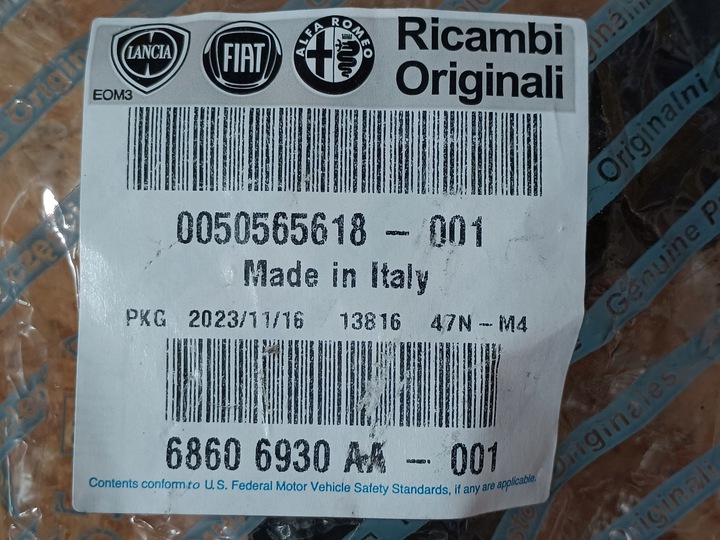 фото №9, Alfa romeo tonale dodge hornet ползун крепление бампер правый зад 68606930aa