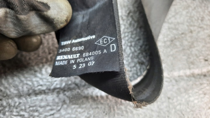 фото №5, Pas безопасности p.p. renault modus 07r 1.5dci
