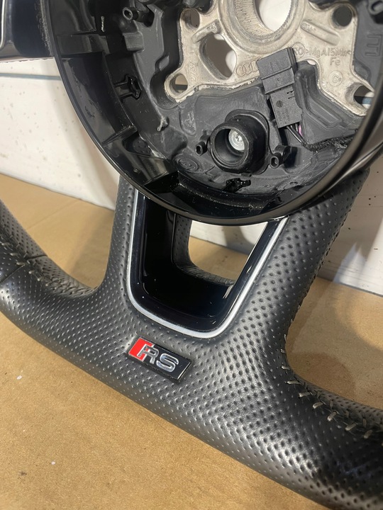 фото №8, Audi rs4 rs5 8w руль кожа лепестки срезанная