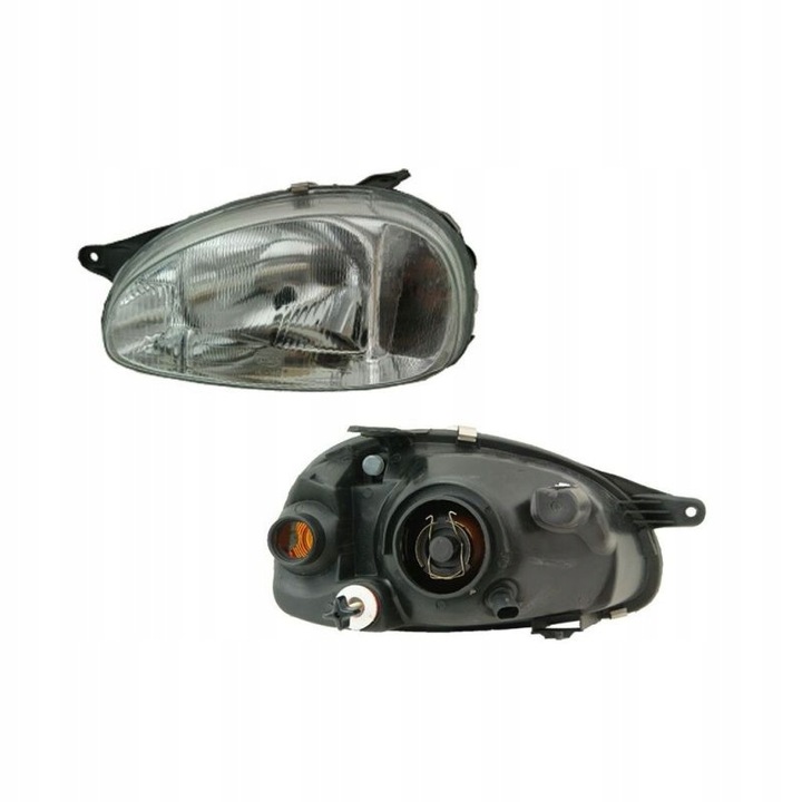 фото №1, Лампа corsa b combo b 01.93-10.01 фара лівий