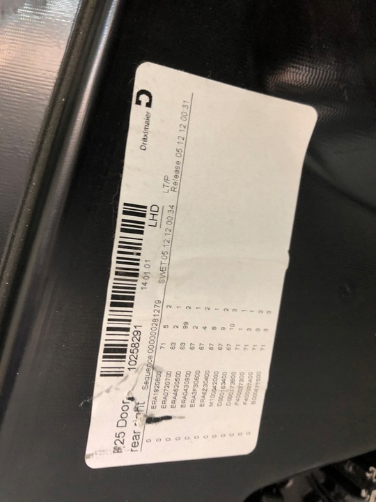 фото №4, Bmw x3 f25 боковина двері задній правий