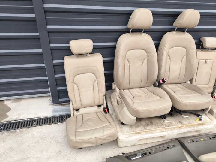 фото №7, Сиденье сиденья audi q5 8r кожа 2008-2016 светлый комплект !!!