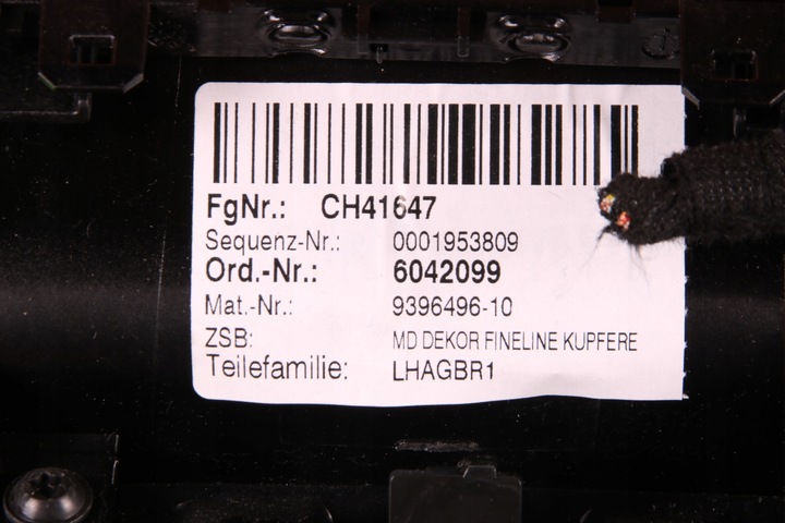 фото №9, Bmw g14 g15 g16 планка декоративная dekor рамка туннеля fineline англичанин