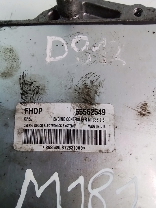 фото №4, M181 комп'ютер блок керування двигуна opel astra h 1.6 55562549 fhdp