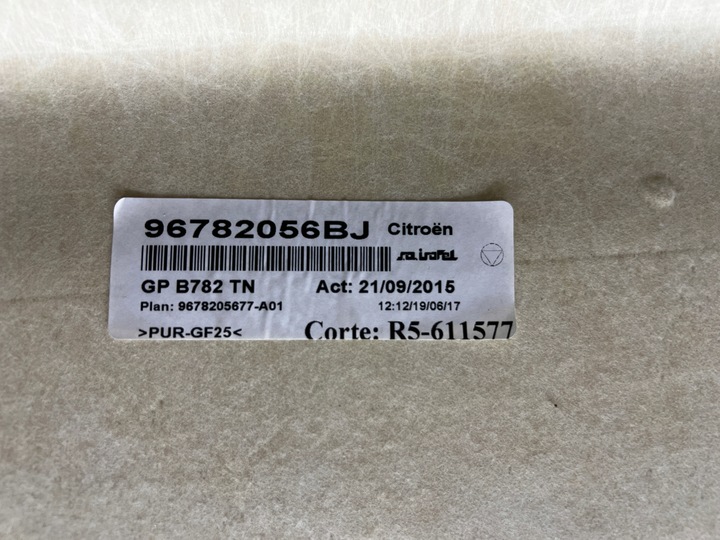 фото №9, Стеля стеля автомобіля стеля підкладка дах citroen c4 grand picasso ii eu