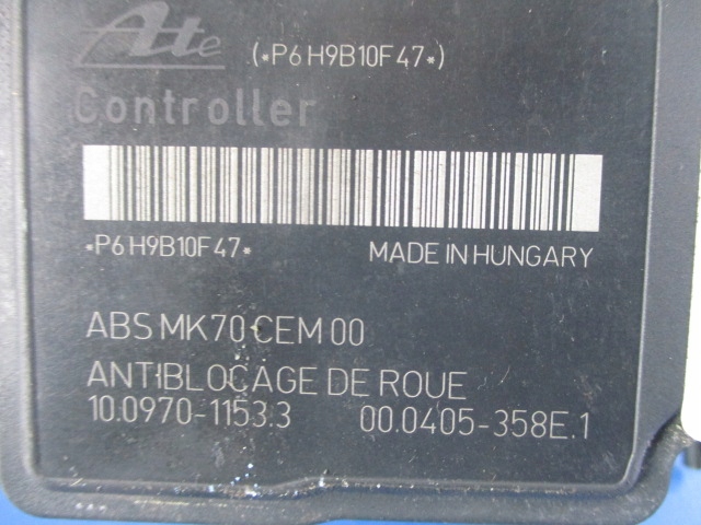 фото №7, Peugeot 207 блок управления насос abs 9665344180 ate