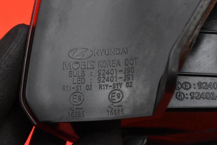 фото №9, Фара левая зад задняя 92401j9000 hyundai kona 1 i рестайлинг 20-21