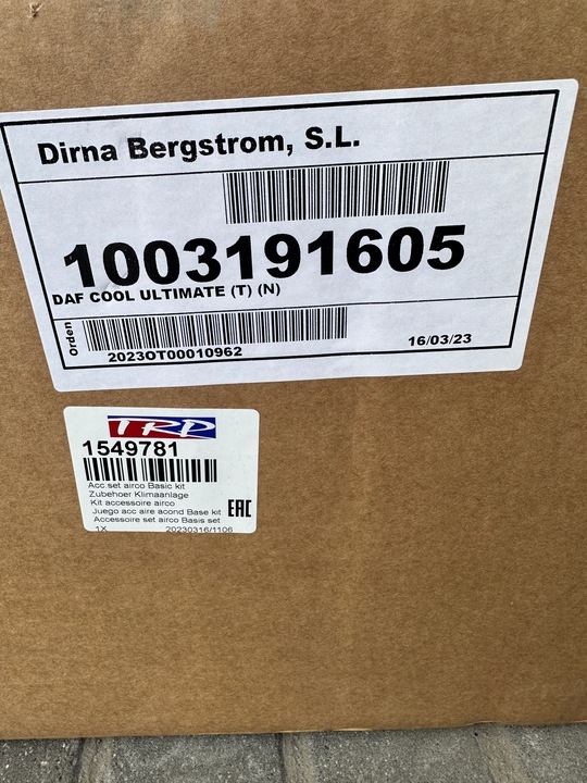 фото №7, Кондиционер габаритная trp крышная крыша daf xf xg xg+ новая