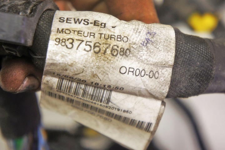 фото №6, Nq289 opel corsa f 1.2i жгут двигателя 9837567680