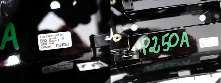 фото №12, Ferrari purosangue f175 23- рамка захист панель тунель середній перемикачі