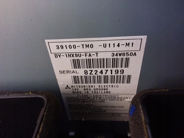 фото №6, Honda city v радио 39100-tm0-u114