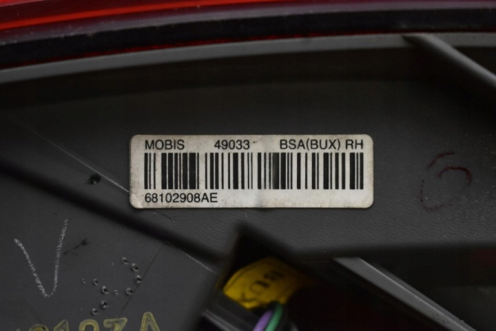 фото №8, Фара правая зад задняя 68102908ae jeep cherokee 5 v kl 13-17