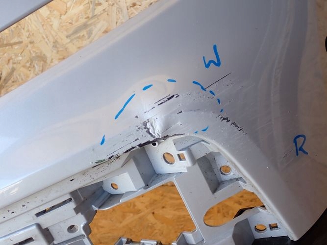 фото №3, Renault koleos ii 16- бампер переднее перед