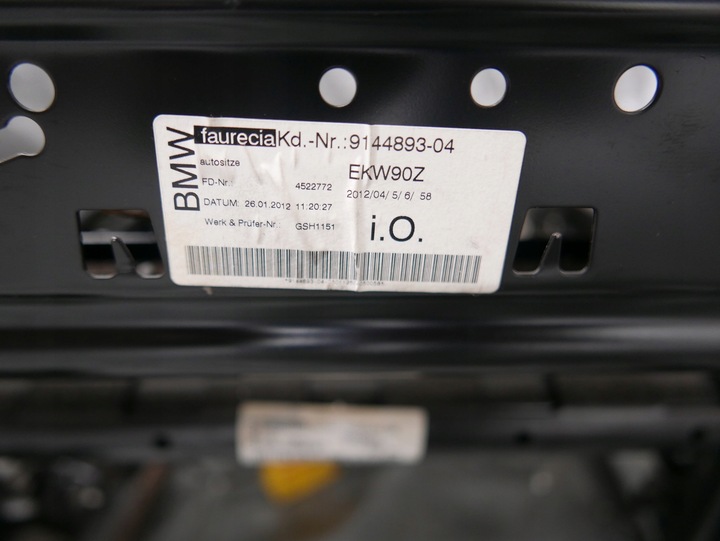 фото №6, Bmw f10 f11 каркас сиденья правые