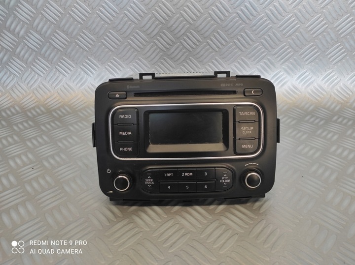 фото №1, Радіо cd заводські з блютуз kia carens iv